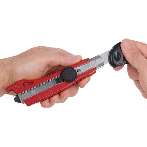 VARO KRT000203 - Kreator Cuttermesser 18 Mm Abbrechklinge Drehsperre SK5 Stahl Teppichmesser 4 VARO KRT000203 - Kreator Cuttermesser 18 Mm Abbrechklinge Drehsperre SK5 Stahl Teppichmesser – Bild 4