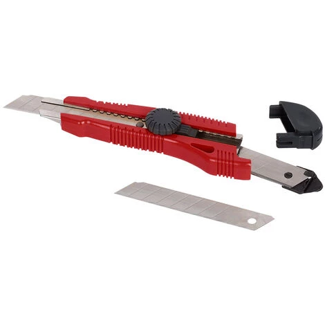 VARO KRT000203 - Kreator Cuttermesser 18 Mm Abbrechklinge Drehsperre SK5 Stahl Teppichmesser 5 VARO KRT000203 - Kreator Cuttermesser 18 Mm Abbrechklinge Drehsperre SK5 Stahl Teppichmesser – Bild 5