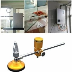ASUPERMALL Hochleistungs-Kreisglasschneider Mit 54 Mm Durchmesser Des Saugnapfs 1,5-12 Zoll Schneidradius Olzylinder Einstellbarer Glaskreisschneider -Angebote Schneidwerkzeug Store 44186031 4