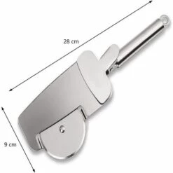 BRIDAY Pizzarad, 4 In 1 Pizzaschneider Multifunktions-Pizzamesser, Pizzaschneider Aus Lebensmittelechtem Edelstahl Pizzaschneider, Pizzaschaufel, Spülmaschinenfest -Angebote Schneidwerkzeug Store 45294278 3