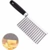 BRIDAY Wellmesser, Edelstahl-Pommes-Frites-Schneider, Kartoffelscheibenmesser Für Pommes, Gemüse, Karotten, Zwiebeln, Gurken
