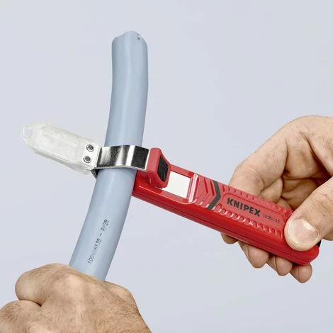 Knipex 16 20 165 SB Abisoliermesser Geeignet Für Rundkabel 8 Bis 28 Mm 2 Knipex 16 20 165 SB Abisoliermesser Geeignet Für Rundkabel 8 Bis 28 Mm – Bild 2