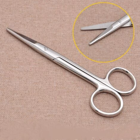 THSINDE 2er-Pack Pflegeschere Zebra-Muster Krankenhaus-Gewebeschere Rundkopf Ellenbogen Gerade Chirurgische Krankenschwester Edelstahl 1 THSINDE 2er-Pack Pflegeschere Zebra-Muster Krankenhaus-Gewebeschere Rundkopf Ellenbogen Gerade Chirurgische Krankenschwester Edelstahl