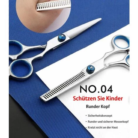 Kueatily Haarschere Haarscheren Set Friseurschere, Scharfe Friseurschere, Haarschneide-Set Für Männer, Frauen Und Kinder? 2 Kueatily Haarschere Haarscheren Set Friseurschere, Scharfe Friseurschere, Haarschneide-Set Für Männer, Frauen Und Kinder? – Bild 2