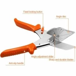 Kueatily Multi-Winkel-Gehrungsschneider-Scherwerkzeuge, Universal-Winkel-Drahtschere 45-135-Grad-Scherhandschneidwerkzeug -Angebote Schneidwerkzeug Store 46480921 3