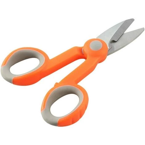 Kueatily Glasfaserkabel-Schneideschere Für Rutschfeste Schere Stahl-Elektrikerschere 1 Kueatily Glasfaserkabel-Schneideschere Für Rutschfeste Schere Stahl-Elektrikerschere