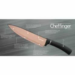 Cheffinger 6 Teile Rose Gold Schwarz Messerset Messer Fleischmesser Brotmesser 8 Cheffinger 6 Teile Rose Gold Schwarz Messerset Messer Fleischmesser Brotmesser -Angebote Schneidwerkzeug Store 47114655 4