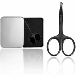 THSINDE Nasenhaarschere-Edelstahl Nasenhaarschneideschere