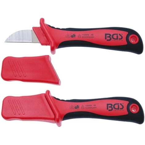 BGS TECHNIC BGS 7965 | VDE-KABELMESSER MIT ABRUTSCH-SCHUTZ 1 BGS TECHNIC BGS 7965 | VDE-KABELMESSER MIT ABRUTSCH-SCHUTZ