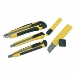 BRUEDER MANNESMANN WERKZEUGE MANNESMANN ABBRECHMESSER-SET 3-TLG, INCL. 2X ERSATZMESSER, M60125