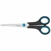 WESTCOTT E-30271 00 EASY-, SOFTGRIP SCHERE, ROSTFREIE KLINGEN, BLAU-SCHWARZER KUNSTSTOFF-GRIFF, 17,5CM 7 ZOLL, 1 STÜCK