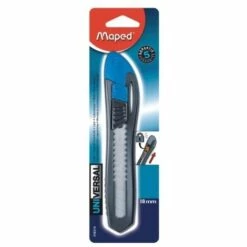 MAPED 18310 CUTTER UNIVERSAL KUNSTSTOFF, KLINGE 18 MM, SORTIERT