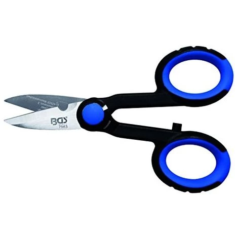 BGS TECHNIC BGS 7963 | ELEKTRIKER-SCHERE | INOX | 145 MM 1 BGS TECHNIC BGS 7963 | ELEKTRIKER-SCHERE | INOX | 145 MM