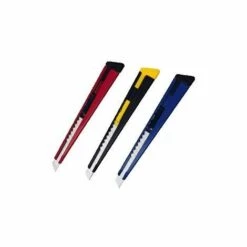 WEDO 78 109 METALL-CUTTER, KLINGE: 9 MM MIT CLIP, FARBIG SORTIERT