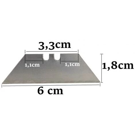 MARKENLOS Cuttermesser Mit 55 Trapezklingen Universalklingenmesser Cutter Mit Ersatzklingenspender 4 MARKENLOS Cuttermesser Mit 55 Trapezklingen Universalklingenmesser Cutter Mit Ersatzklingenspender – Bild 4