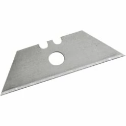 SILVERLINE 196587 TRAPEZKLINGEN MIT MITTELLOCH, 10ER-PCKG. 0,5 MM