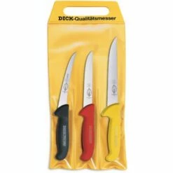 F. DICK Messer Set ErgoGrip 3-teilig ãZerlegemeisterschaftÒ, HRC 56¡