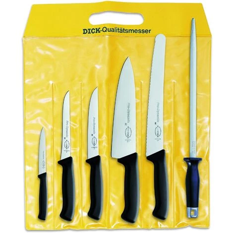 F. DICK ProDynamic Kochmesser-Set 6-teilig KŸchenmesser Ausbeinmesser Kochmesser 1 F. DICK ProDynamic Kochmesser-Set 6-teilig KŸchenmesser Ausbeinmesser Kochmesser