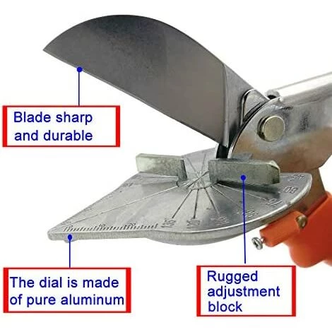 LANGRAY Multi Angle Mitre Cutter Scherwerkzeuge, Universal Angle Wire Bleischere 45-135 Grad Scherhandschneidwerkzeug 5 LANGRAY Multi Angle Mitre Cutter Scherwerkzeuge, Universal Angle Wire Bleischere 45-135 Grad Scherhandschneidwerkzeug – Bild 5