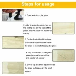 LANGRAY Rundglasschneider Mit Saugnapfschneidwerkzeugen, Diamantschneidkreisdurchmesser 400 Mm Für Professionelle Bastler -Angebote Schneidwerkzeug Store 52037783 4