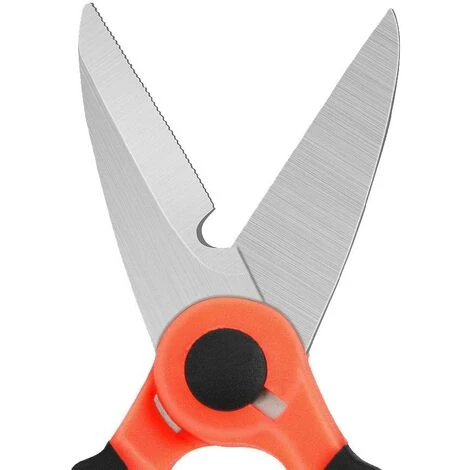 LANGRAY Elektrikerschere 142 Mm, Hochwertige Gezackte Klinge Aus Rostfreiem Stahl, Professioneller ABS-Kabelabzieher Mit Doppelter Injektion, Scharf Und Langlebig, Geeignet Für Links- / Rechtshänder 4 LANGRAY Elektrikerschere 142 Mm, Hochwertige Gezackte Klinge Aus Rostfreiem Stahl, Professioneller ABS-Kabelabzieher Mit Doppelter Injektion, Scharf Und Langlebig, Geeignet Für Links- / Rechtshänder – Bild 4