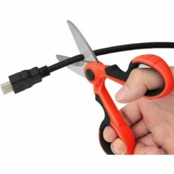 LANGRAY Elektrikerschere 142 Mm, Hochwertige Gezackte Klinge Aus Rostfreiem Stahl, Professioneller ABS-Kabelabzieher Mit Doppelter Injektion, Scharf Und Langlebig, Geeignet Für Links- / Rechtshänder 9 LANGRAY Elektrikerschere 142 Mm, Hochwertige Gezackte Klinge Aus Rostfreiem Stahl, Professioneller ABS-Kabelabzieher Mit Doppelter Injektion, Scharf Und Langlebig, Geeignet Für Links- / Rechtshänder -Angebote Schneidwerkzeug Store 52037786 5