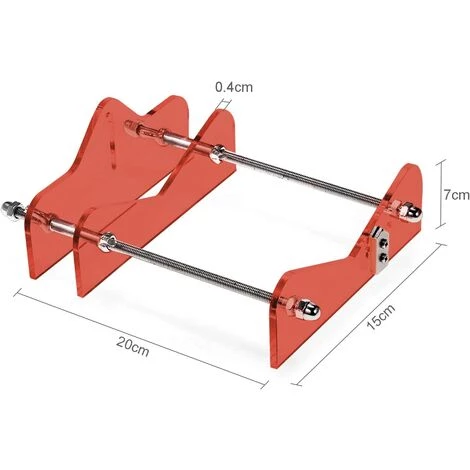 Professionelles Glasflaschen-Langray-Schneidwerkzeug, Wein, Bier, Glasflaschenschneider Für Verschiedene Größen Und Formen, Acryl- Und Metallmaterial (rot) 2 Professionelles Glasflaschen-Langray-Schneidwerkzeug, Wein, Bier, Glasflaschenschneider Für Verschiedene Größen Und Formen, Acryl- Und Metallmaterial (rot) – Bild 2
