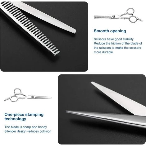 LANGRAY Professionelle Friseur Schere Set Edelstahl Friseur Werkzeuge Für Friseur Shop Und Familie 3 LANGRAY Professionelle Friseur Schere Set Edelstahl Friseur Werkzeuge Für Friseur Shop Und Familie – Bild 3