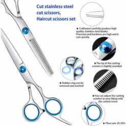 LANGRAY Professionelle Friseur Schere Set Edelstahl Friseur Werkzeuge Für Friseur Shop Und Familie 8 LANGRAY Professionelle Friseur Schere Set Edelstahl Friseur Werkzeuge Für Friseur Shop Und Familie -Angebote Schneidwerkzeug Store 52042334 4