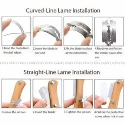 LangRay Baker's Bread Blade, Brotmesser-Schneidwerkzeug Mit 20 Edelstahlklingen Für DIY-Gravur Von Brotmustern -Angebote Schneidwerkzeug Store 52042971 5
