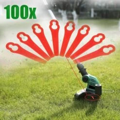 LANGRAY 100 Stück Rasentrimmer-Klingen, Schneidplättchen, Kunststoff Ersatzmesser, Rasenmäherklinge Ersetzen, 100 Kunststoffmesser Für Akku-Rasentrimmer, Frt18A Frt18A1 Kunst 46155 Frt20A1 Zubehör 9 LANGRAY 100 Stück Rasentrimmer-Klingen, Schneidplättchen, Kunststoff Ersatzmesser, Rasenmäherklinge Ersetzen, 100 Kunststoffmesser Für Akku-Rasentrimmer, Frt18A Frt18A1 Kunst 46155 Frt20A1 Zubehör -Angebote Schneidwerkzeug Store 52972191 5