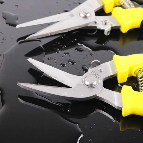 TINOR Blechschere Metallschere Ideal Für Werkzeuge Zum Reparieren Und Schneiden Von Metalldraht,Gerader Mund Und Gebogener Mund 210MM 2 Stück 4 TINOR Blechschere Metallschere Ideal Für Werkzeuge Zum Reparieren Und Schneiden Von Metalldraht,Gerader Mund Und Gebogener Mund 210MM 2 Stück – Bild 4