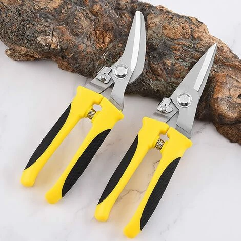 TINOR Blechschere Metallschere Ideal Für Werkzeuge Zum Reparieren Und Schneiden Von Metalldraht,Gerader Mund Und Gebogener Mund 210MM 2 Stück 5 TINOR Blechschere Metallschere Ideal Für Werkzeuge Zum Reparieren Und Schneiden Von Metalldraht,Gerader Mund Und Gebogener Mund 210MM 2 Stück – Bild 5