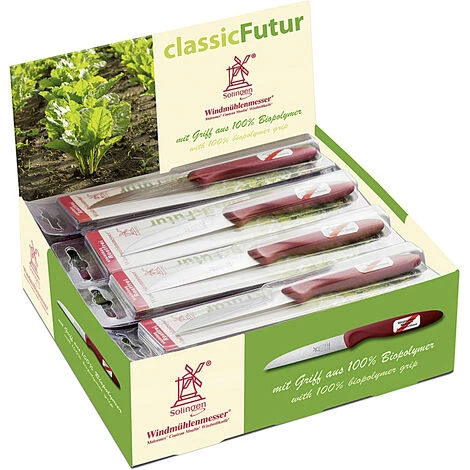 WINDMÜHLENMESSER Windmühlenmesser Gemüsemesser ClassicFutur Rot Rf Biopolymer 2 WINDMÜHLENMESSER Windmühlenmesser Gemüsemesser ClassicFutur Rot Rf Biopolymer – Bild 2