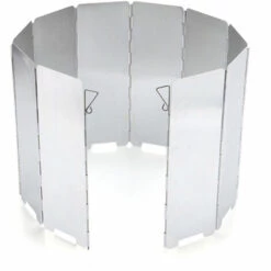 LIFCAUSAL 10 Platten Faltbare Windschutzscheibe Für Outdoor Campingkocher Gasherd Windschutzscheiben Windschutzscheibe