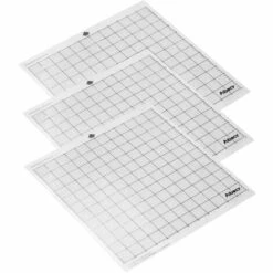 LIFCAUSAL Schneidematte Maschine Spezialpad 12 Zoll Messgitter Ersatz Durchscheinendes PP-Material Klebematte Mit Durchsichtiger Folienabdeckung Für Silhouette Cameo Plottermaschine 3PCS