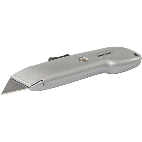 SILVERLINE CT11 UNIVERSAL-SICHERHEITSMESSER MIT AUTOMATISCHEM KLINGENRÜCKZUG 140 MM 1 SILVERLINE CT11 UNIVERSAL-SICHERHEITSMESSER MIT AUTOMATISCHEM KLINGENRÜCKZUG 140 MM