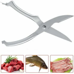 OYLDA Küchenschere BBQ Fleisch Hühnerknochen Geschnittene Schere Edelstahlschere -Angebote Schneidwerkzeug Store 53800548 4