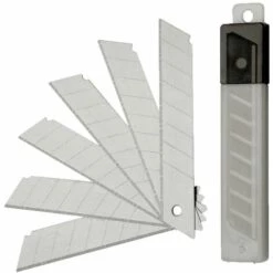 MARKENLOS Ersatzklingen Cuttermesser, Breite 18mm, Länge 110mm, Stahl, 10er Pack