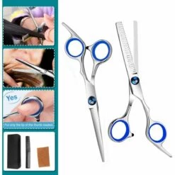 INSMA 5-teiliges Professionelles Haarschneidescheren-Effilierscheren-Friseurscheren-Set Salon 7 INSMA 5-teiliges Professionelles Haarschneidescheren-Effilierscheren-Friseurscheren-Set Salon -Angebote Schneidwerkzeug Store 53918577 3