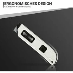 BESTLIVINGS Sicherheitsmesser Cuttermesser Mit Automatischem Klingeneinzug, Eronomisches Design, Vielseitige Einsatzmöglichkeiten, Beidseitig Bedienbar -Angebote Schneidwerkzeug Store 54077568 5