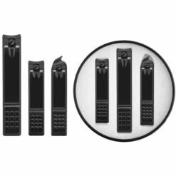LIFCAUSAL Edelstahl-Nagelknipser-Set Maniküre-Set Pediküre-Set Fingernägel Zehennagelknipser Sharp Nail Cutter Kit, 3tlg
