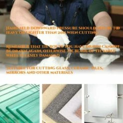 Betterlife 30 Mm Professional Roller Glasschneider Sechsrad Metallrad Handwerk Schneidwerkzeug Kit Mit Holzgriff (1 Stück) -Angebote Schneidwerkzeug Store 54098108 4