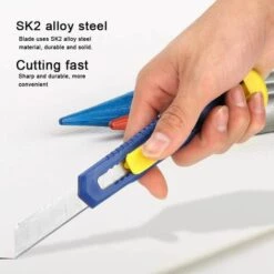 Betterlife Allzweckmesser Tapetenschneidewerkzeug Einziehbarer, Selbstsichernder Messerschärfer (1 X Allzweckmesser, 5 X Ersatzklinge) -Angebote Schneidwerkzeug Store 54098278 2