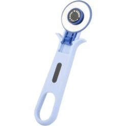 OCXIN Blauer Rollschneider, 45 Mm, Nähzubehör, Roller, Rund, Zum Basteln, Für Leder, Für Stoff-Nadelarbeiten (45 Mm)