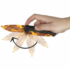 IFIELD Basic EL29033, Mango ABS Schwarz, 10 Cm Orangefarbenes Blatt Mit 3D-Sägedruck, Mit Gürtelclip. -Angebote Schneidwerkzeug Store 54460513 5