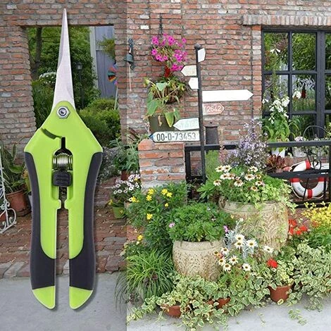 ILOVEMILAN 2er-Pack Astschere Professionelle Manuelle Astschere Aus Edelstahl (Grün) 3 ILOVEMILAN 2er-Pack Astschere Professionelle Manuelle Astschere Aus Edelstahl (Grün) – Bild 3