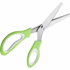 ILOVEMILAN 24 Cm Schere, Professionelle Nähschere, Edelstahlklingen Und Kunststoffgriffe – Zum Schneiden Von Papier Und Stoff, Grün