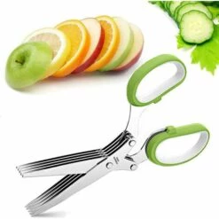 ILOVEMILAN Kräuterschere, 5-Klingen-Schere Kräuterschere Für Aromatische Kräuter, Ausgestattet Mit Reinigungskamm 7 ILOVEMILAN Kräuterschere, 5-Klingen-Schere Kräuterschere Für Aromatische Kräuter, Ausgestattet Mit Reinigungskamm -Angebote Schneidwerkzeug Store 54469748 3