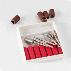 QERSTA Professionelles Nagelpolierset, Nagelpoliermaschine, Universeller Schleifkopf, Professionelle Nagelmaniküre, Für Maniküre, Pediküre, Peeling, Polieren, Schleifen -Angebote Schneidwerkzeug Store 54919620 5